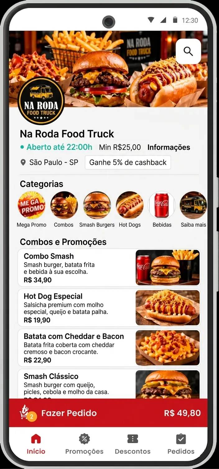 Takeat no app de delivery para food truck